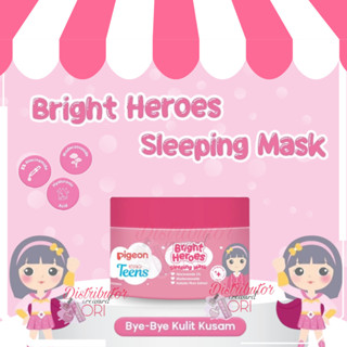 PIGEON TEENS Bright Heroes 睡眠面膜 30gr