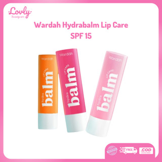 Wardah Hydrabalm Lip Care 4g 潤唇膏含 SPF 15 純凡士林 100 潤唇膏唇部療法保濕豐