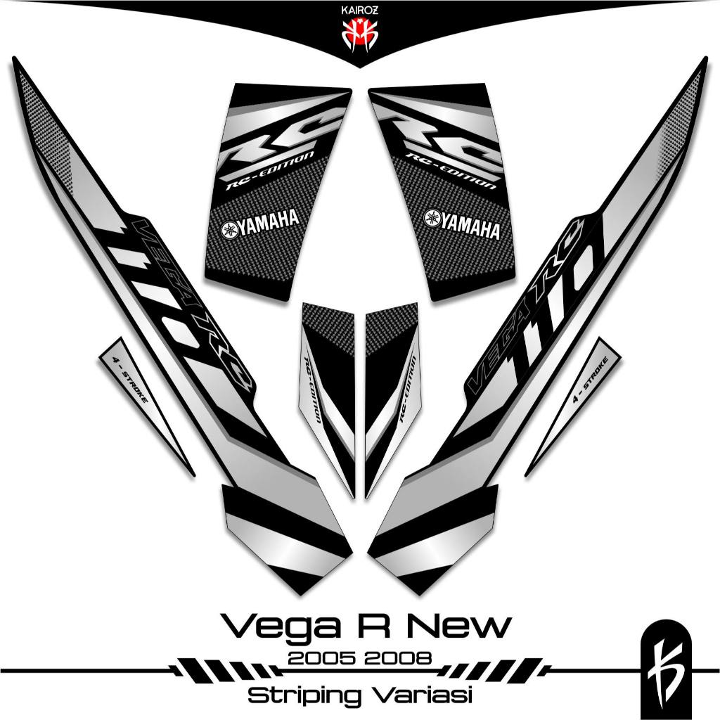 山葉 條紋 VEGA R 新 SKU 64 貼紙 YAMAHA VEGA R 新 110 SIRIUS SPARK NA