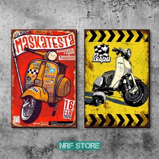 復古復古復古 vespa 牆壁海報美學房間裝飾牆壁裝飾展示