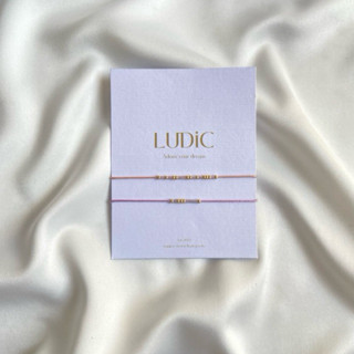 LUDIC CODE MORSE 定製美學抽繩珠手鍊