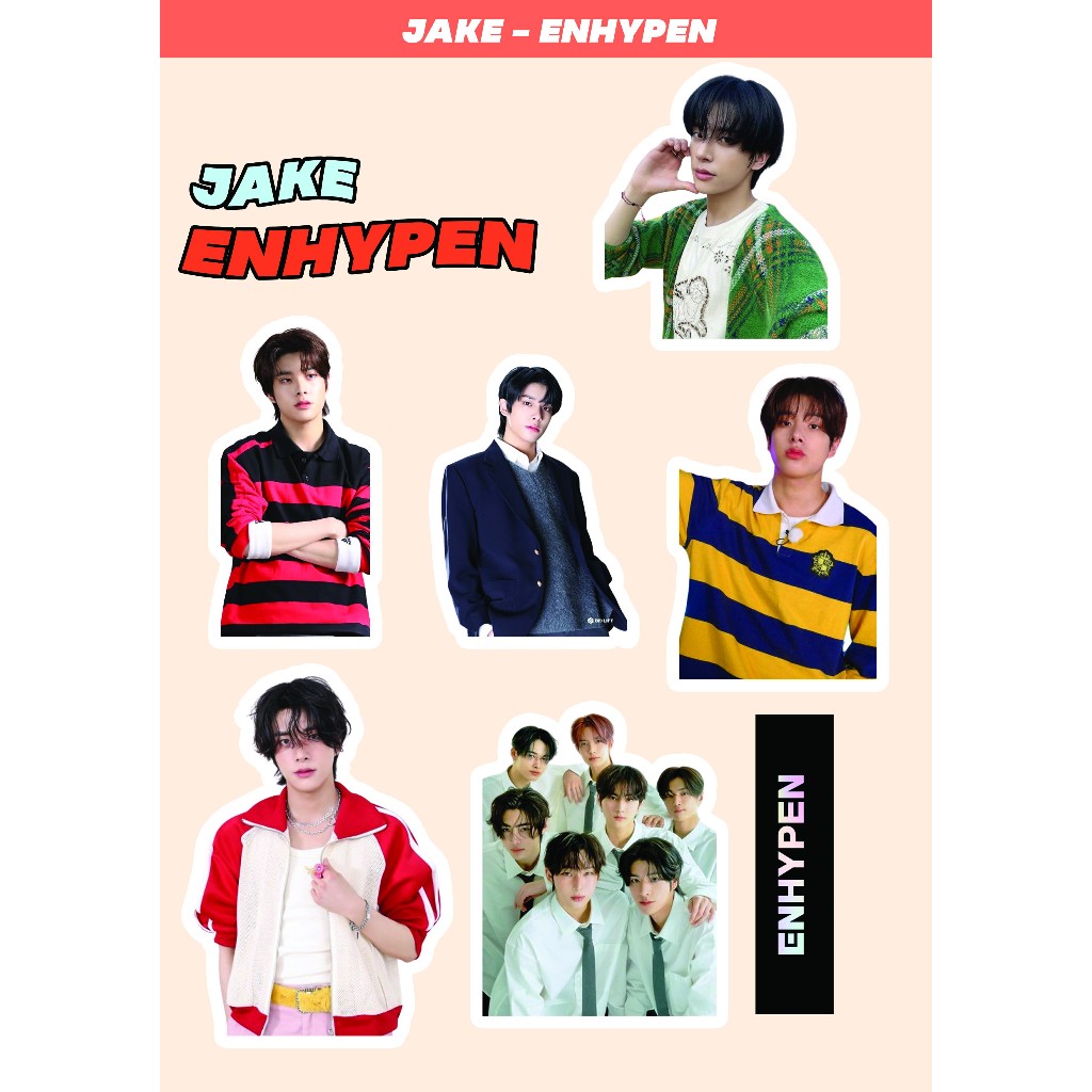 ENHYPEN JAKE 貼紙 I JAKE ENHYPEN I ENHYPEN 貼紙 I ENHYPEN 全息貼紙 I
