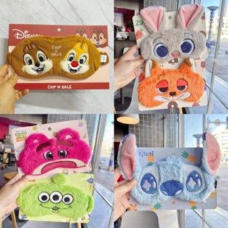 MATA 睡眠眼罩眼罩睡眠面膜迪士尼可愛 Chip Dale Zootopia Stitch Lotso