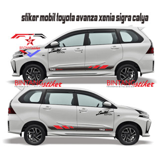 適用於 Avanza Xenia Rush calya 所有汽車的汽車貼紙汽車貼紙清單車身