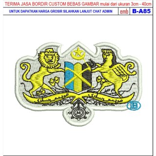 Gib PATCH LOGO刺繡B-A85 ACEH BURAQ 獅子獅子