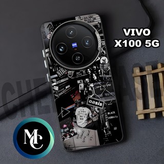 CC26 手機殼手機 VIVO X100 5G/AESTETIC 圖案/外殼 VIVO X100 5G/矽膠 VIVO