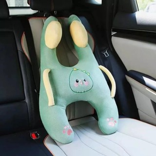 兒童汽車安全帶抱枕卡哇伊動漫三麗鷗Kuromi Sweet Ins卡通可愛我的旋律兒童坐枕最新人物旅行抱枕汽車座椅抱枕人