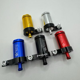 Bonamici 剎車油管原裝全 CNC 前頂部剎車主管進口軟管和支架通用 BONAMICI 賽車管支架所有摩托車 TH