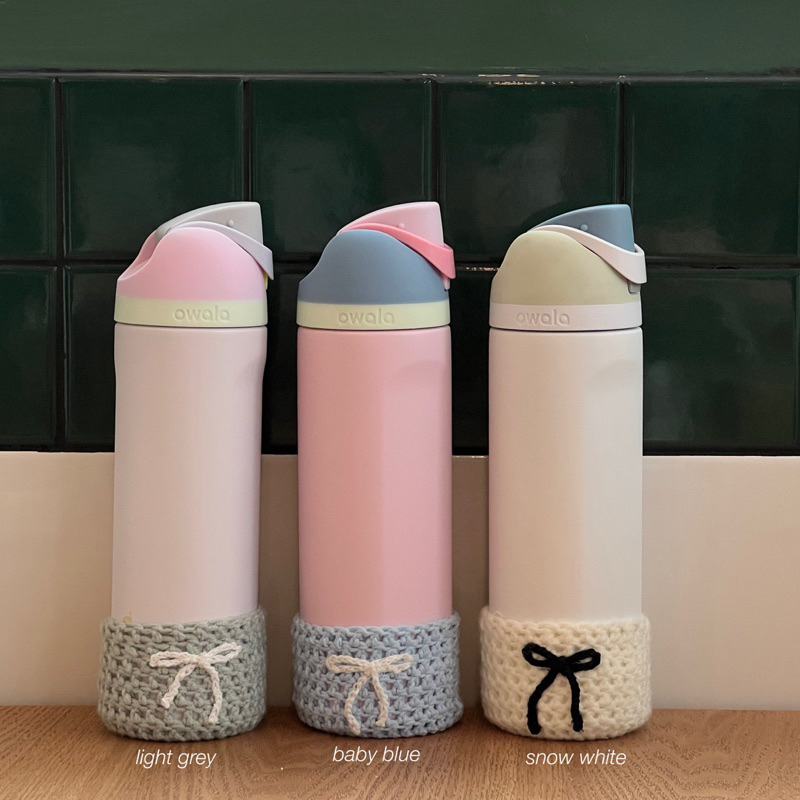 TERMOS OWALA BOTTLE BOOT CROCHET 定制保護瓶蓋保護套 tumblr 不倒翁 freesi