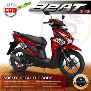 貼花貼紙全身 HONDA BEAT 全新 2024 款 SHARK PT110006 免費設計