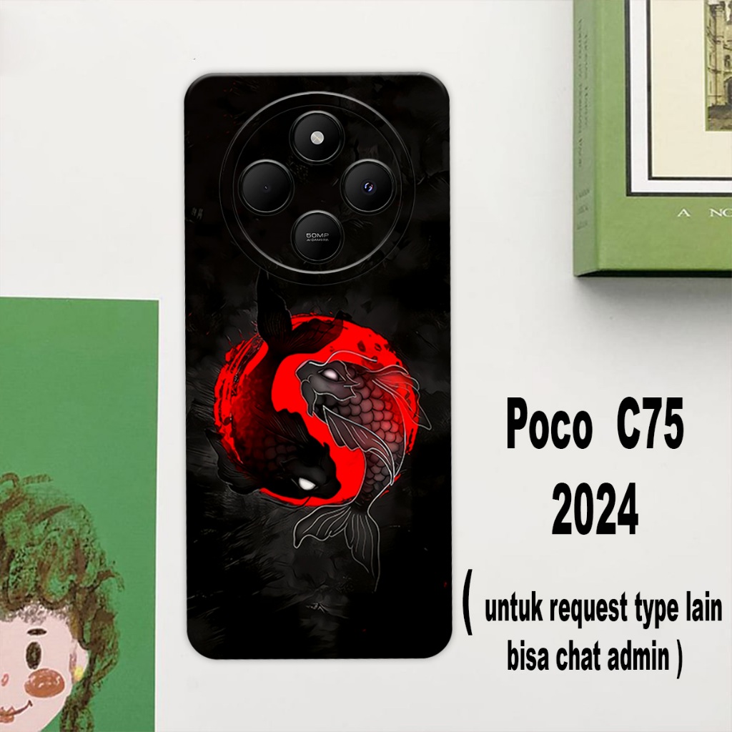 CC27 用於 poco c75 2024/boy Motif/最新 poco c75 外殼 poco c75 外殼 2