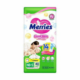 妙而舒 幫寶適紙尿褲 Merries Good Skin 嬰兒紙尿褲 NB-S 40 M50 L44 XL38 XXL2