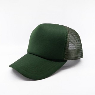 HIJAU BEST 卡車司機帽網帽帽子 Distro 多種顏色 GREEN ARMY PLAIN 定製印尼男士女士中性