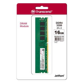 Transcend JetRam 16GB DDR4 3200 適用於臺式機