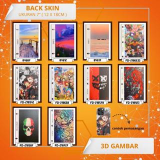 背部皮膚手機 HP ANDROID APPLE IP 3D 列印字元圖案加 HP 型別切割