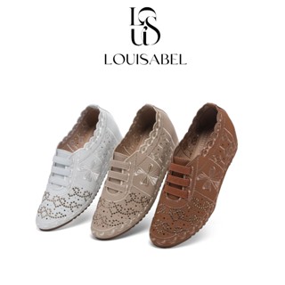 LOUISABEL 蕾絲貝拉坡跟女鞋樂福鞋進口4.5cm LSB-JM-8