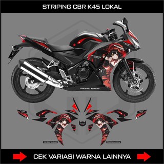 LOKAL HONDA CBR 150 本地摩托車條紋貼紙動畫版 TOKISAKI KURUMI 本地 CBR150 貼