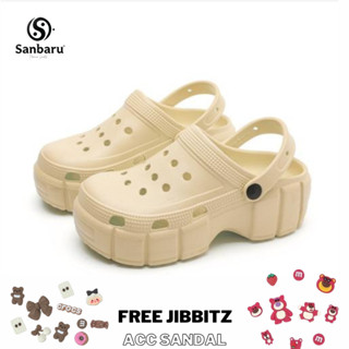 Crocs Baim 女涼鞋韓國進口女坡跟青蛙涼鞋最新當代果凍涼鞋 2025