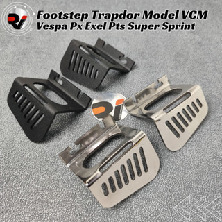 腳步陷阱門 Vespa 模型 VMC 賽車甲板固定器 Vespa Sprint Super PX Excel PTS