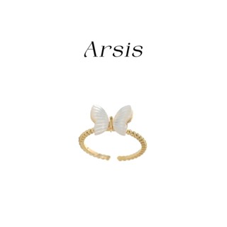 Arsis蝴蝶設計戒指精緻風輕奢高階感女性氣質