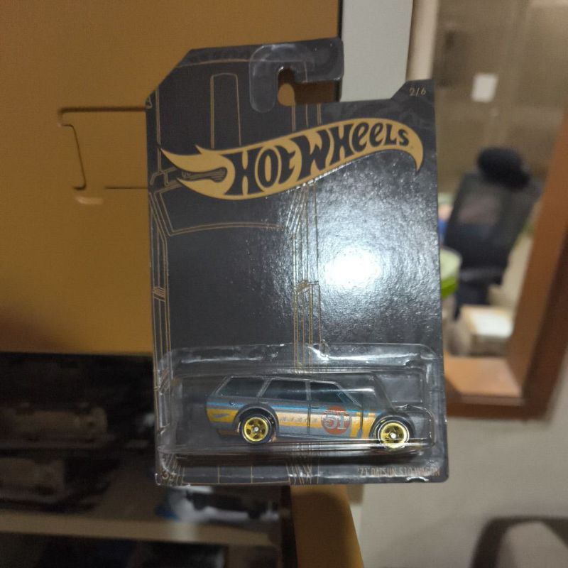 HOT WHEELS 風火輪 HOTWHEELS 71 DATSUN 510 WAGON 51 灰色灰色緞面