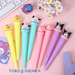三麗鷗 錐形冰淇淋筆 SANRIO V2 KUROMI CINNAMOROLL MELODY PURIN BOLPEN