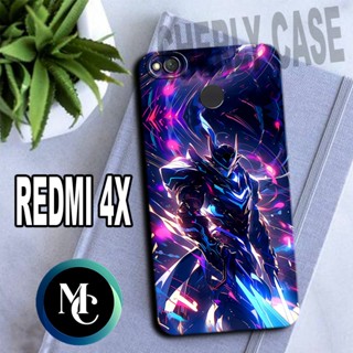 REDMI 用於紅米手機 4x/高達形象圖案/紅色 4x 4a 2s 外殼/外殼/矽膠/充電的橡膠軟包
