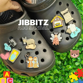 可愛可愛粉色 Crocs Jibbitz 涼鞋配件萬聖節鞋字母字母 Jibbitz Crocs 病毒最新卡通怪物涼鞋兒童