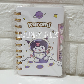 三麗鷗 迷你筆記本 MINI NOTE MEMO MINI 帶小螺旋環 SANRIO KUROMI