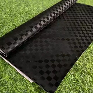 3D國際象棋圖案摩托車座椅皮革床單