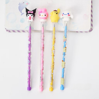 3D卡通兒童堆疊鉛筆Bensia鉛筆可補充可愛人物Cinnamoroll Melody Kuromi Purin