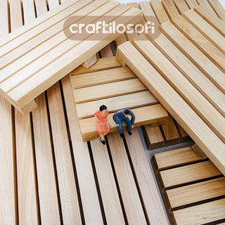 PERALATAN KAYU 迷你木託盤 2.0 木製杯墊設備杯墊