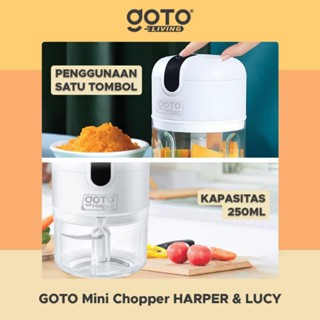 Goto Harper 迷你切碎機攪拌機便攜式廚房香料研磨機