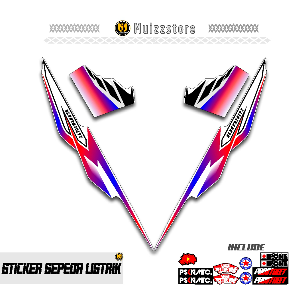 電動自行車貼紙 ALL VARIANT GODA UWINFLY PACIFIC EXOTIC VIAR 電動自行車變體