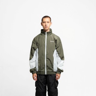 Helsinki 風衣 Tracktop 夾克 Wave 拼色尼龍皺紋