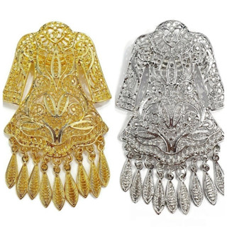 Kularu Kebaya 胸針在襯衫形狀/堆疊的豪華 Kebaya 模型