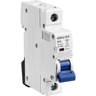MCB Electric 1P 10A 迷你斷路器 1 相 1 極 10 安培 Hoshi HS-MCB 10 安培