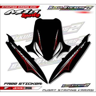山葉 條紋變體 YAMAHA MIO 運動貼紙清單摩托車 YAMAHA MIO SPORTY