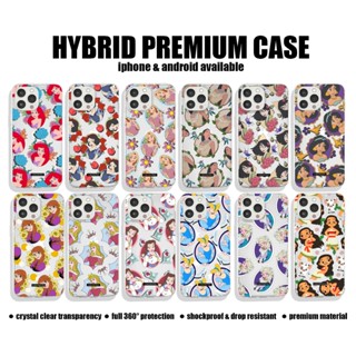 Casepopper 所有 PRINCESS Hybrid iPhone Android 手機殼防震水晶透明透明全面保護