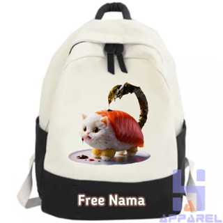 兒童揹包 ANOMALI PUSSINI SUSHINI BRAINROT TUNG TUNG SAHUR 免費名稱