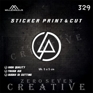 賽車 LINKIN PARK LOGO 樂隊貼紙音樂筆記本電腦不倒翁美學 VYNIL 防水列印切割