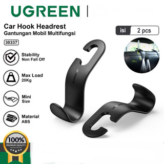 GANTUNGAN UGREEN 汽車座椅衣架掛鉤頭枕後座汽車衣架 30337