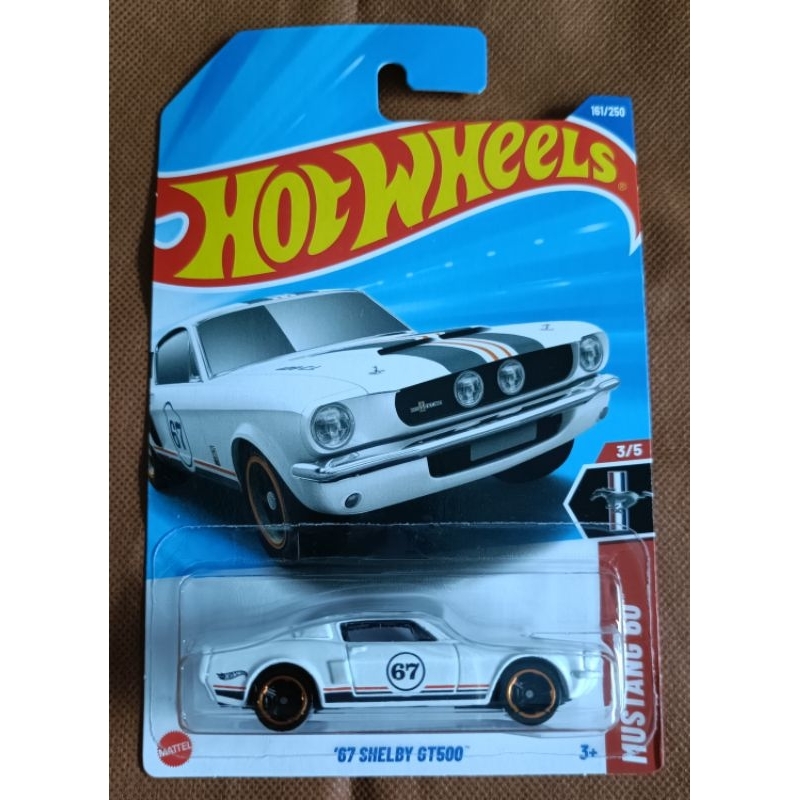 HOT WHEELS PUTIH 風火輪 67 SHELBY GT500 白色批量 G 2025