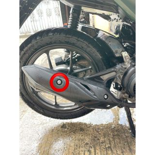 排氣遮蔽螺栓金字塔模型 GENIO BEAT DELUXE SCOOPY STREET 新 2018 年 2025 CB