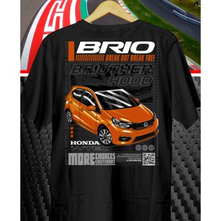 Brio 汽車 T 恤汽車顏色可要求 Brio T 恤 Brio Clothes Honda Brio T 恤