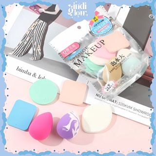BEAUTY BLENDER Ig 化妝海綿套裝 6 合 1 面部海綿美容攪拌器粉撲化妝粉底面部海綿內容 6