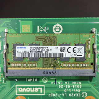 SAMSUNG 內存筆記本電腦三星 4GB DDR4 1RX16 PC4-2666V SODIMM