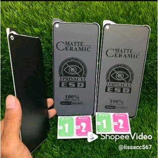LAYAR HP 鋼化玻璃隱私 VIVO Y29 4G/VIV Y19S 4G 防刮手機螢幕保護膜