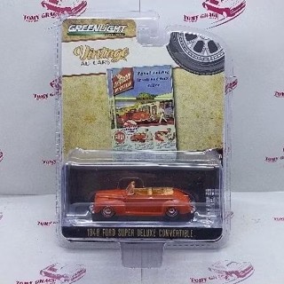 Greenlight 老式廣告車 10 1946 年福特超豪華敞篷車