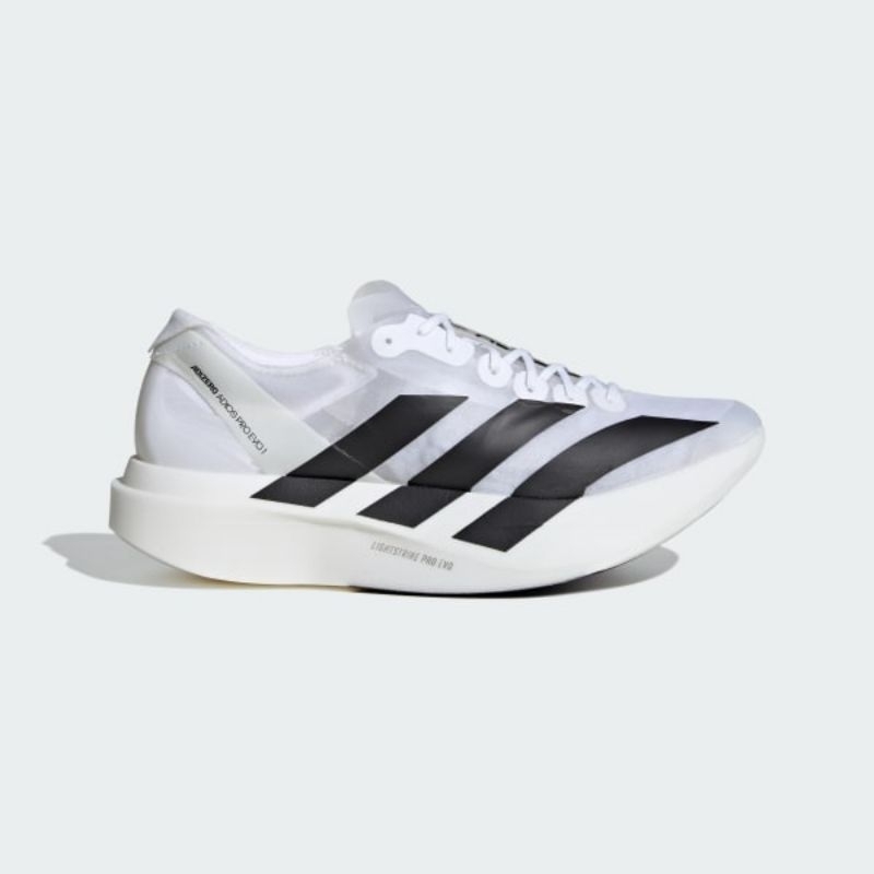 Adizero Adios Pro Evo 1 跑鞋白色/黑色/白色
